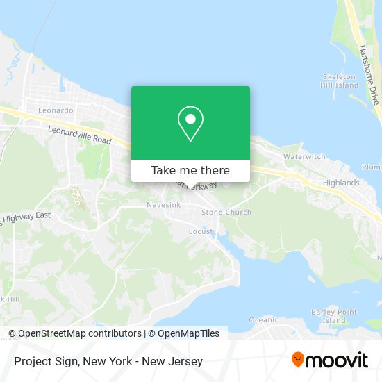 Project Sign map