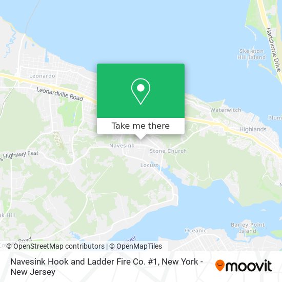 Mapa de Navesink Hook and Ladder Fire Co. #1