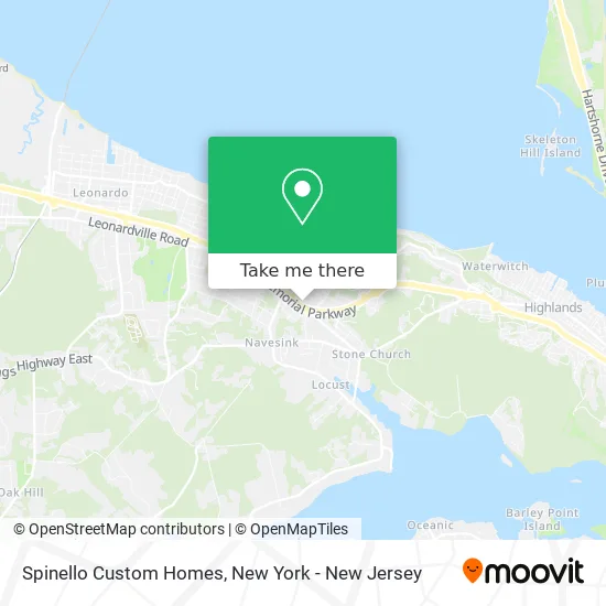 Spinello Custom Homes map