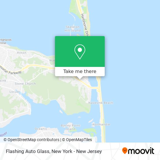 Flashing Auto Glass map