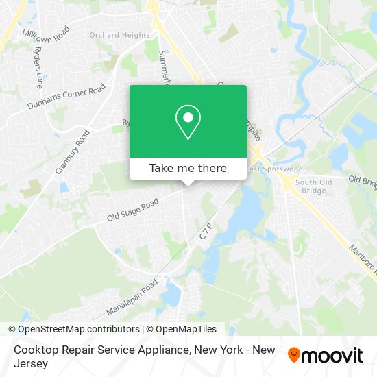 Cooktop Repair Service Appliance map