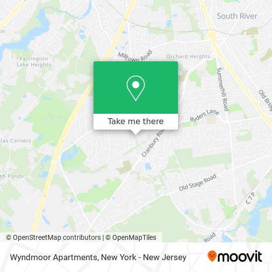 Wyndmoor Apartments map