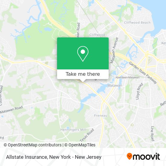 Mapa de Allstate Insurance