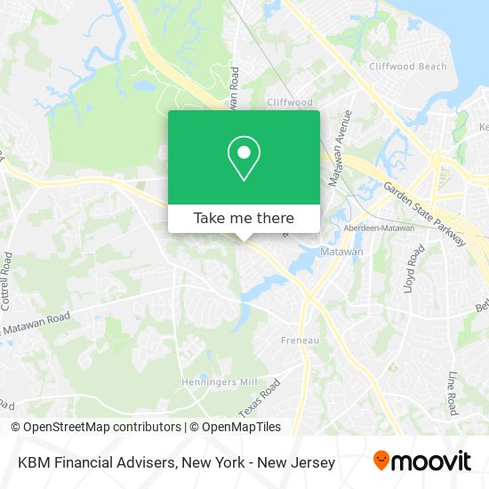 Mapa de KBM Financial Advisers