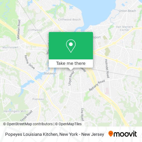 Popeyes Louisiana Kitchen map