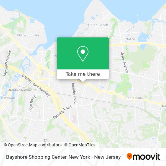 Mapa de Bayshore Shopping Center