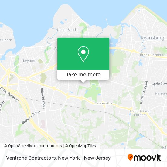 Ventrone Contractors map