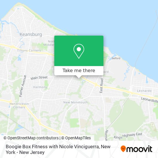 Mapa de Boogie Box Fitness with Nicole Vinciguerra