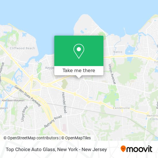 Top Choice Auto Glass map