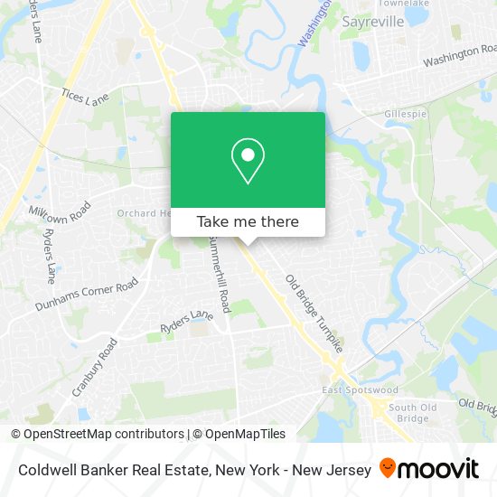 Mapa de Coldwell Banker Real Estate