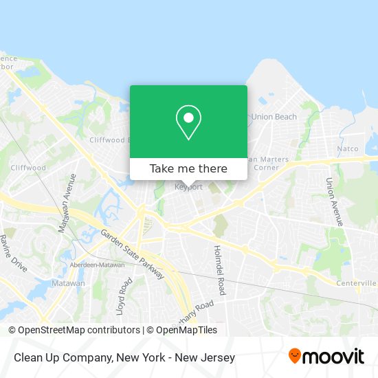 Clean Up Company map