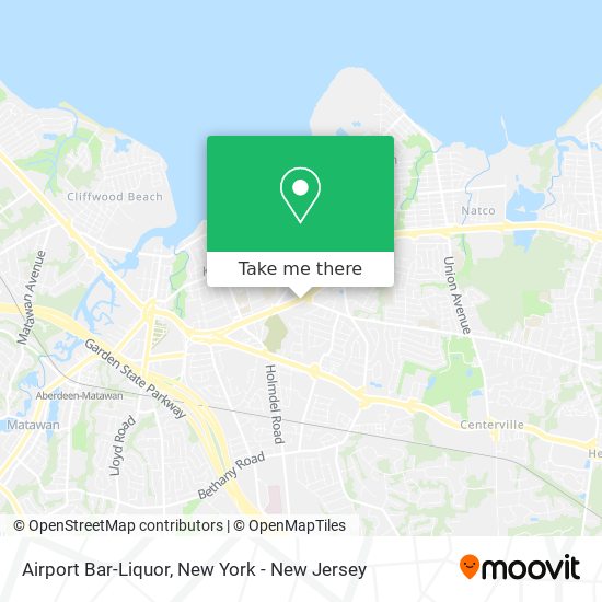 Airport Bar-Liquor map