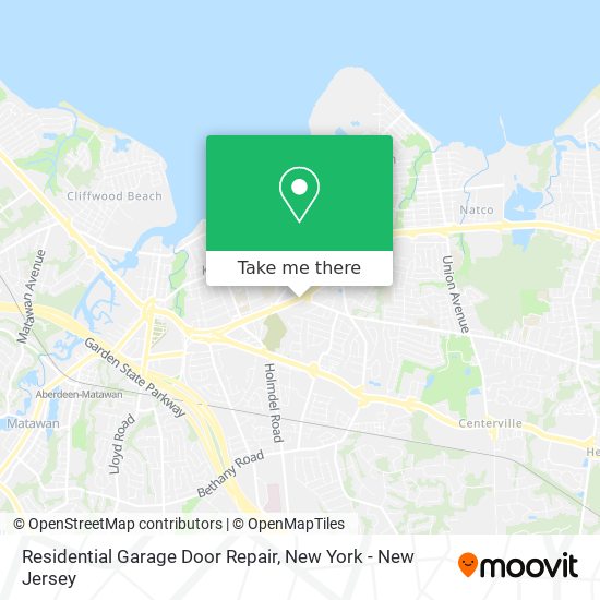 Residential Garage Door Repair map