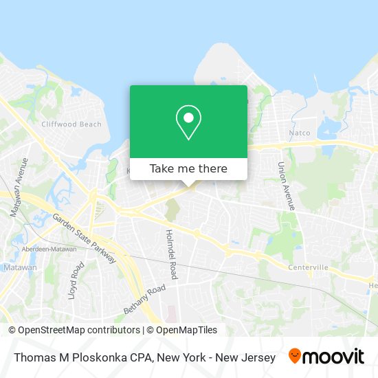 Thomas M Ploskonka CPA map