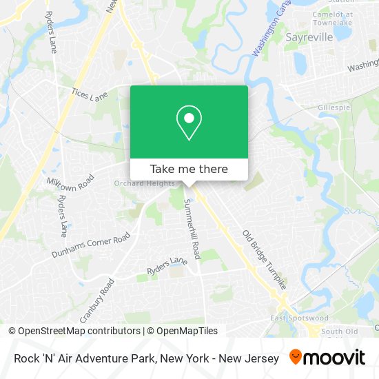 Mapa de Rock 'N' Air Adventure Park