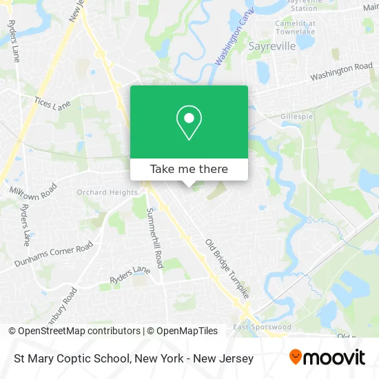 St Mary Coptic School map