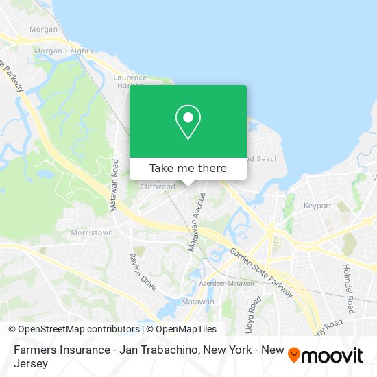 Mapa de Farmers Insurance - Jan Trabachino