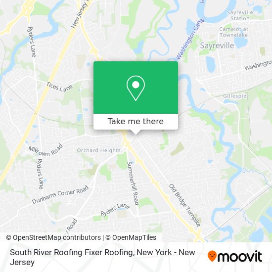 Mapa de South River Roofing Fixer Roofing