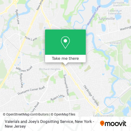 Valeria's and Joey's Dogsitting Service map