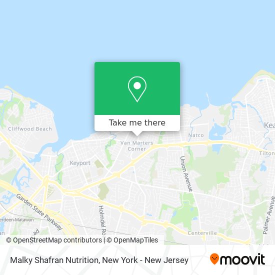 Malky Shafran Nutrition map