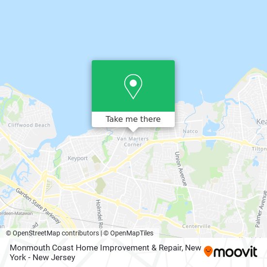 Mapa de Monmouth Coast Home Improvement & Repair