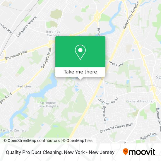 Quality Pro Duct Cleaning map