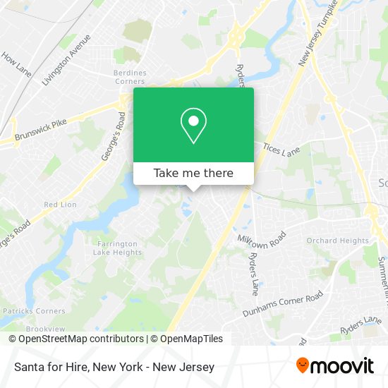 Santa for Hire map