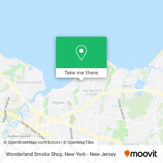 Wonderland Smoke Shop map