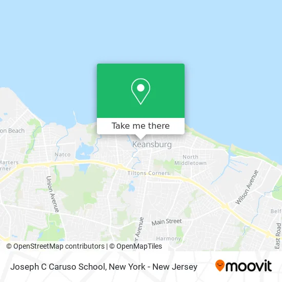 Joseph C Caruso School map