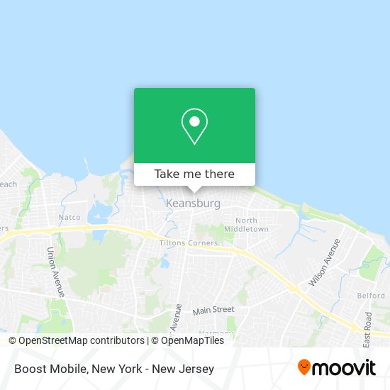 Boost Mobile map