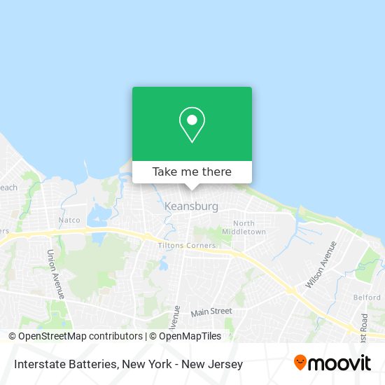 Mapa de Interstate Batteries