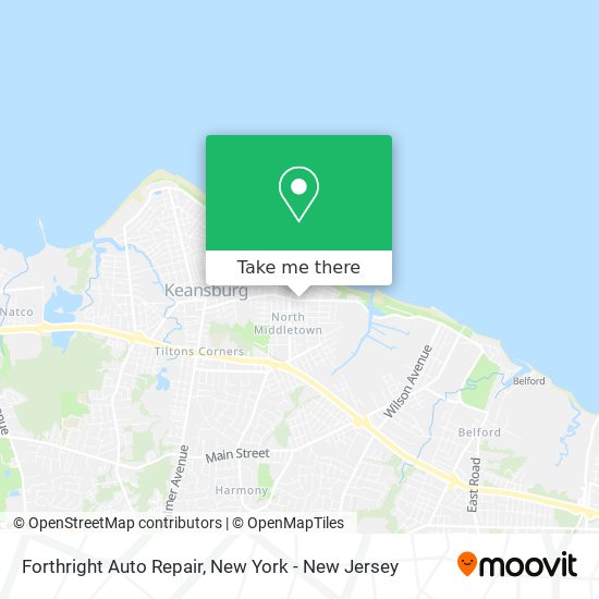 Forthright Auto Repair map