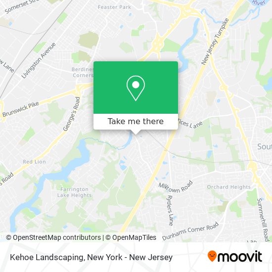 Kehoe Landscaping map