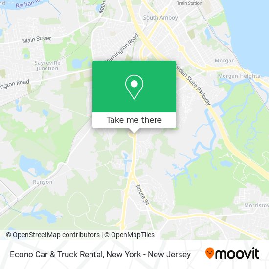 Econo Car & Truck Rental map