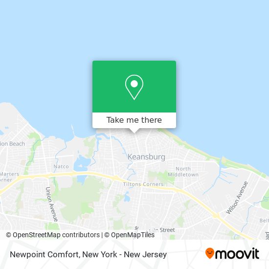 Mapa de Newpoint Comfort