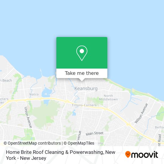 Home Brite Roof Cleaning & Powerwashing map