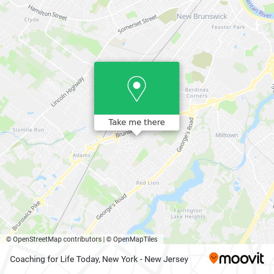 Coaching for Life Today map