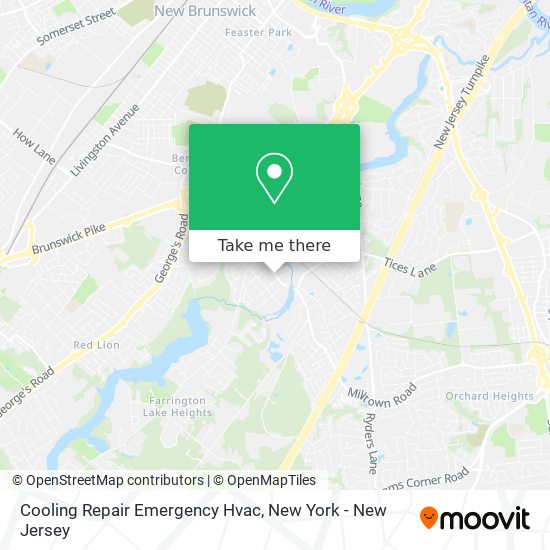 Cooling Repair Emergency Hvac map