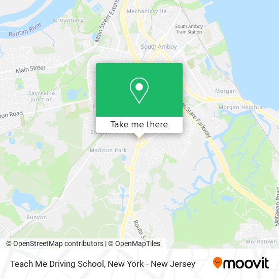 Teach Me Driving School map