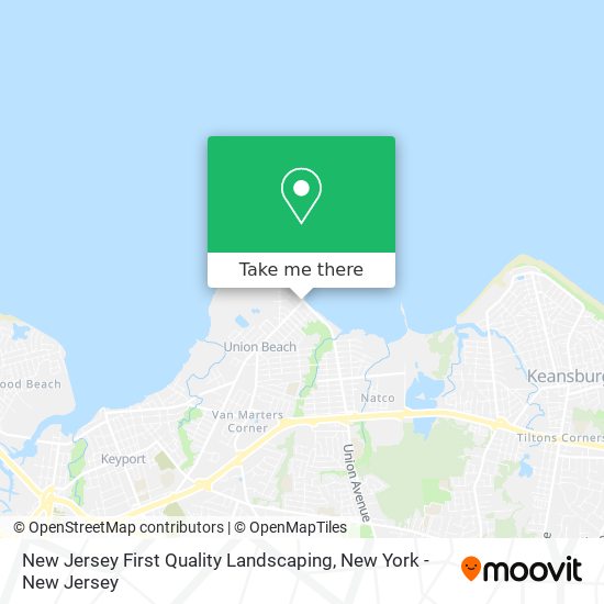 New Jersey First Quality Landscaping map