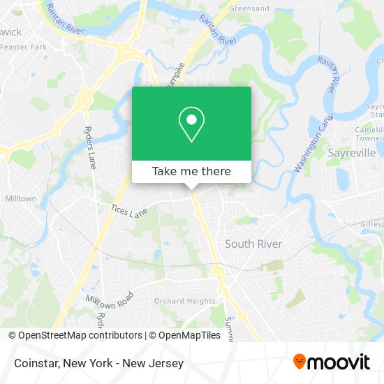 Coinstar map