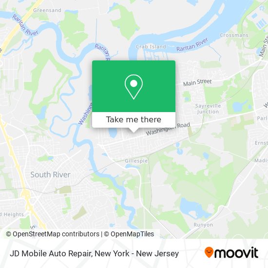 JD Mobile Auto Repair map