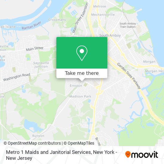 Metro 1 Maids and Janitorial Services map