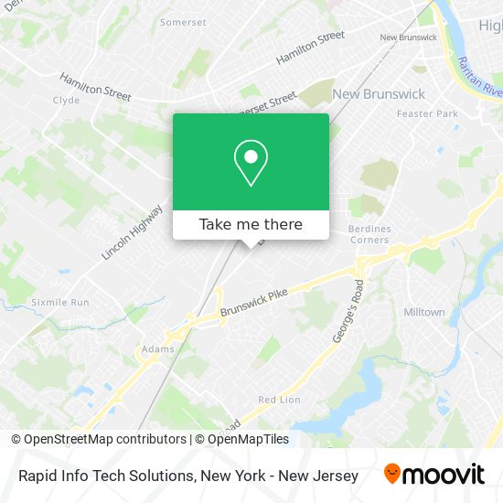 Rapid Info Tech Solutions map