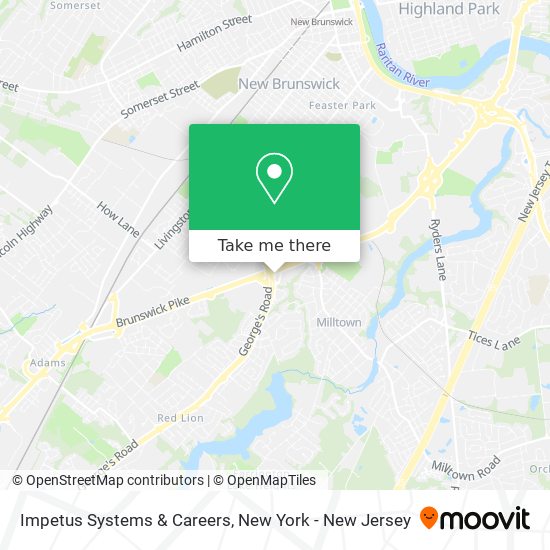 Impetus Systems & Careers map