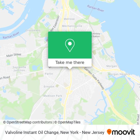 Mapa de Valvoline Instant Oil Change