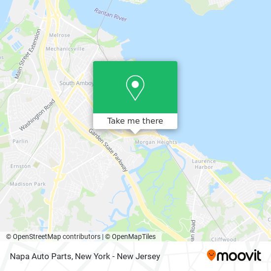 Mapa de Napa Auto Parts