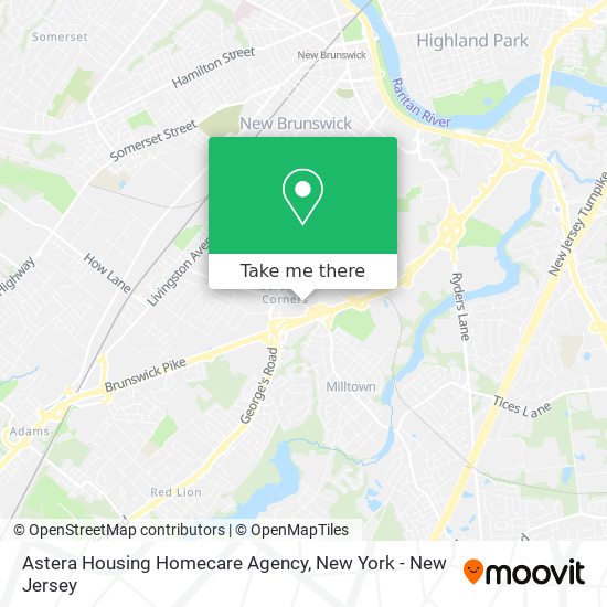 Mapa de Astera Housing Homecare Agency