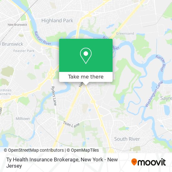 Ty Health Insurance Brokerage map