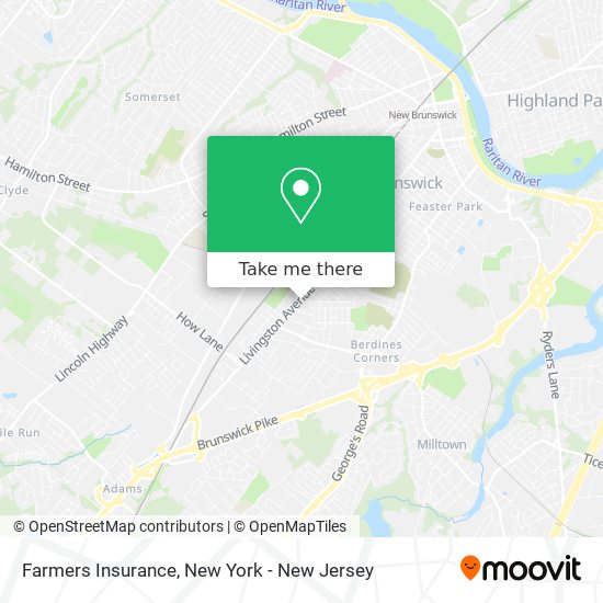 Mapa de Farmers Insurance